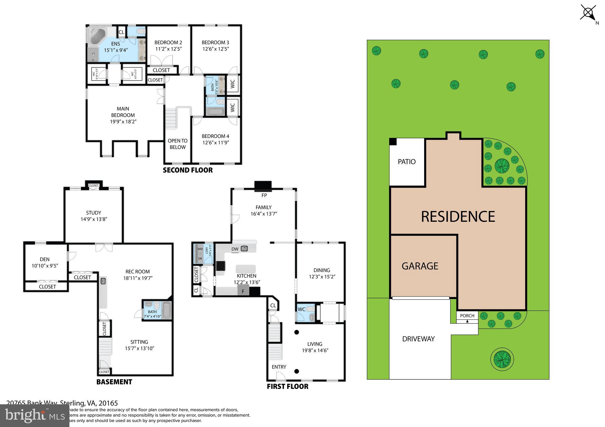20765 Bank Way Sterling, VA 20165 - Photo 60 of 61 floor_plan1 (estimated dimensions)