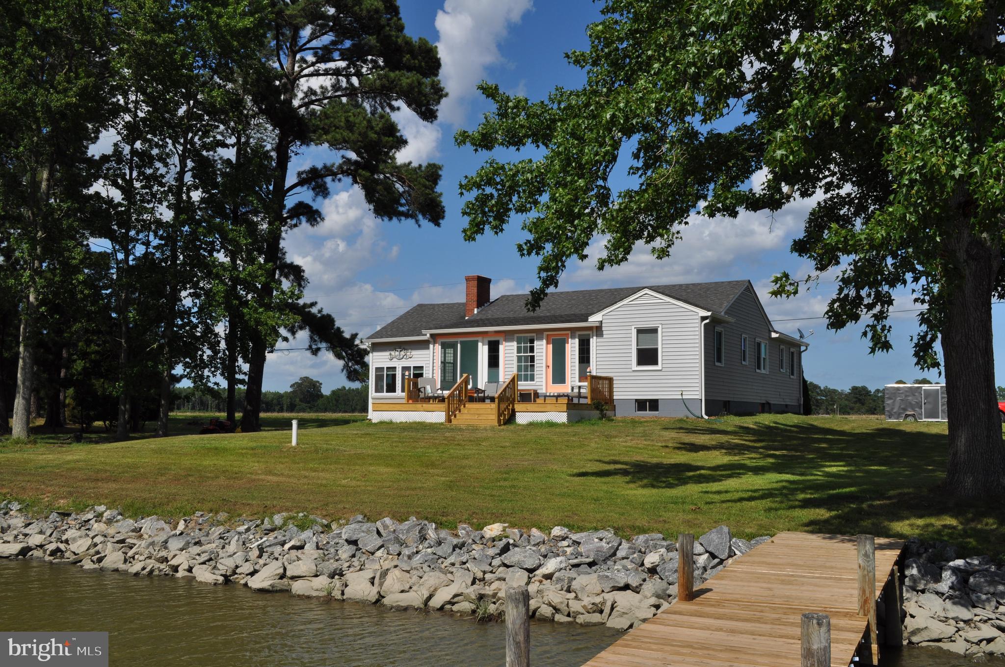 116 Bluebird Road Hague, VA 22469 - Photo 3 of 38 Dock View of house