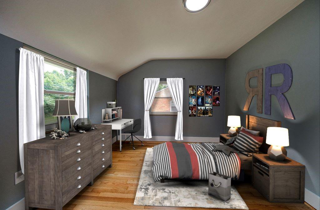 1015 McNeilly Road Pittsburgh, PA 15226 - Photo 18 of 29 a bed room with a bed and a couch