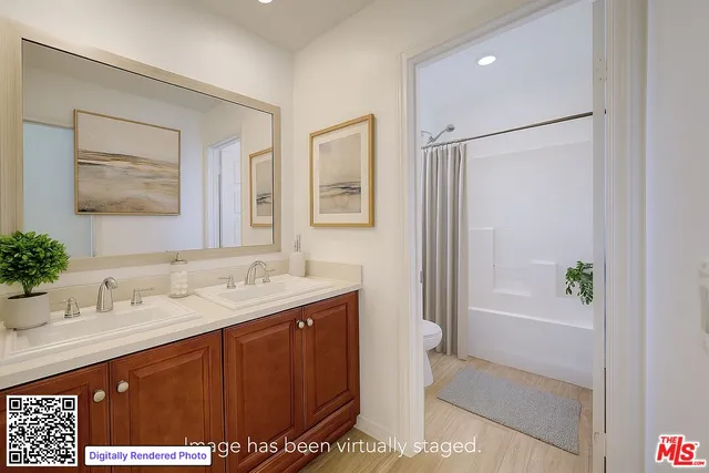 a view of a balcony with an outdoor space