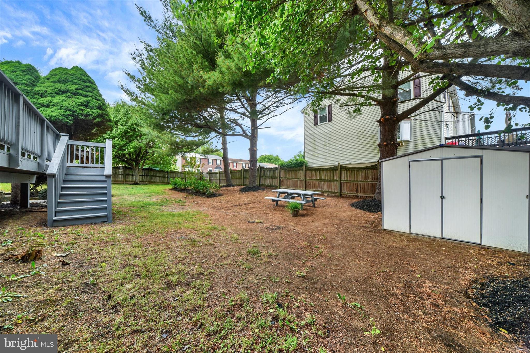3808 Perryhurst Place Baltimore, MD 21236 - Photo 27 of 29 a view of a yard with wooden fence