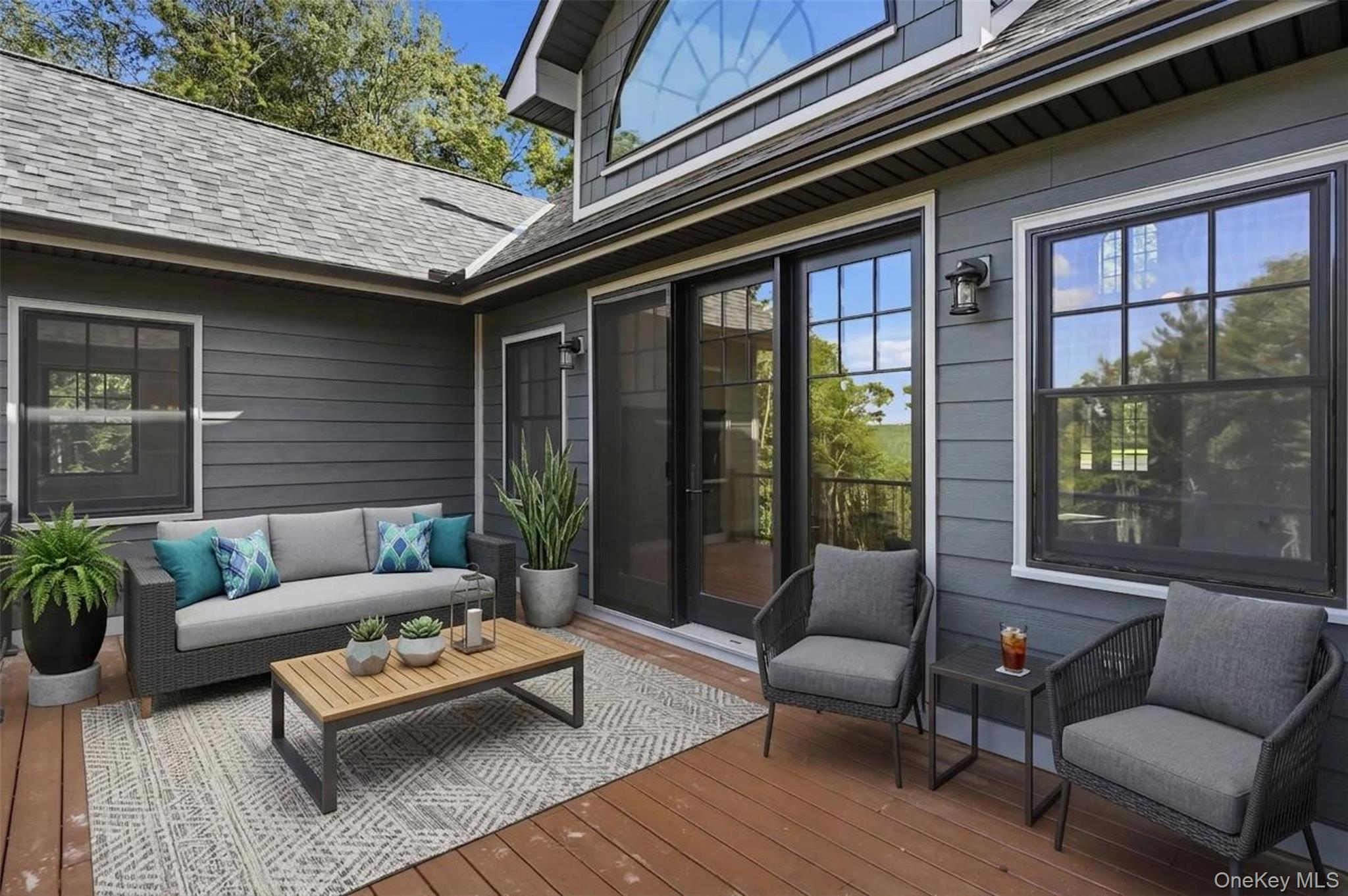 300 Van Tuyl Road Barryville, NY 12719 - Photo 4 of 50 a outdoor living space with patio furniture and a potted plant