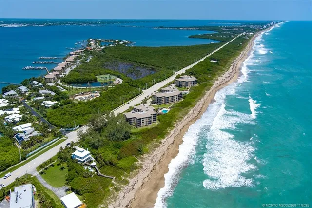 a view of a city and an ocean view