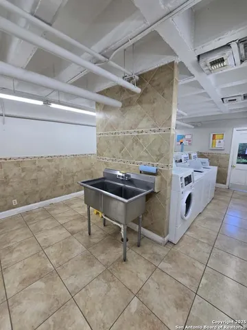 a view of storage and utility room