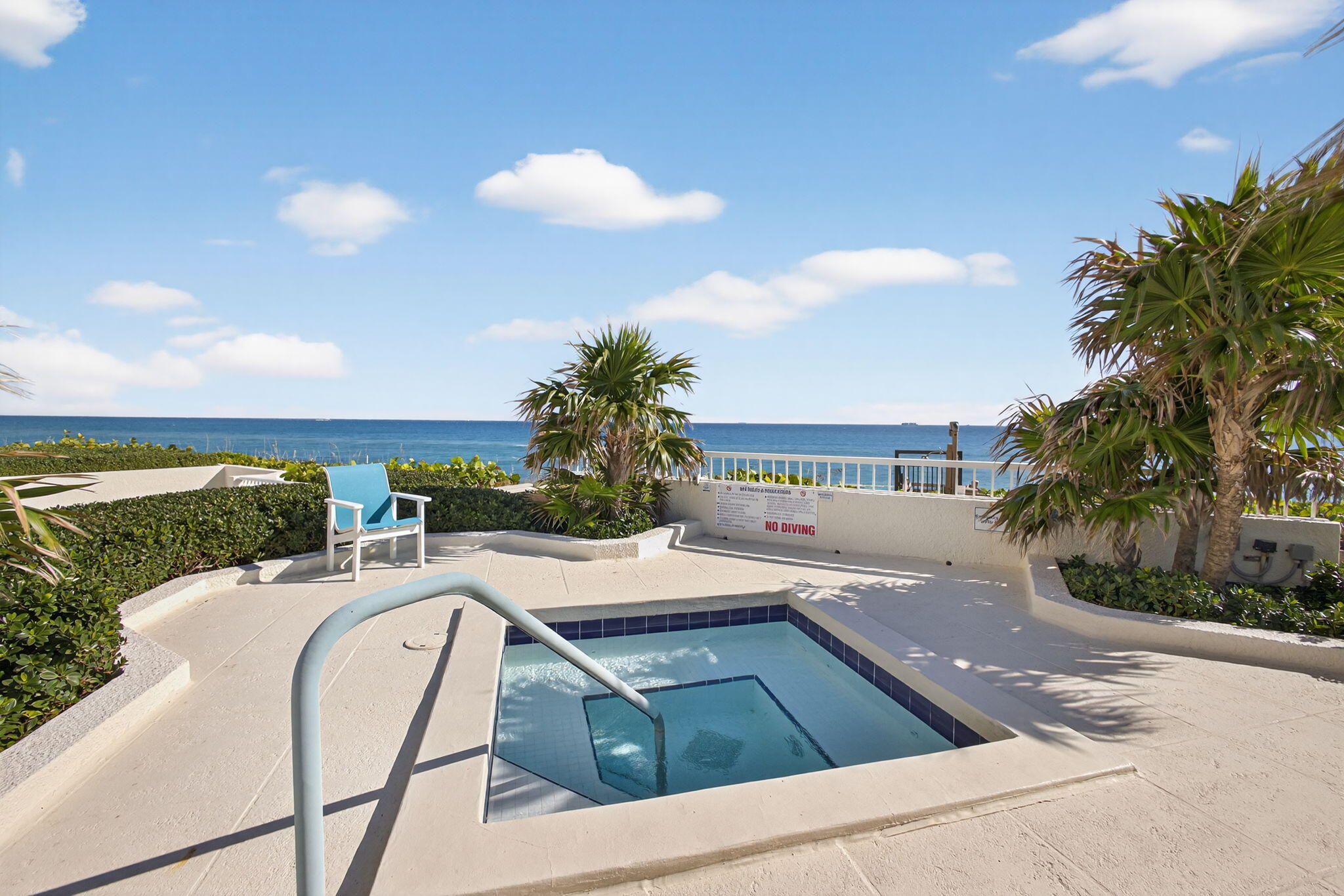 5280 North Ocean Drive, Unit 14D Riviera Beach, FL 33404 - Photo 35 of 55 a view of swimming pool with outdoor seating and city view