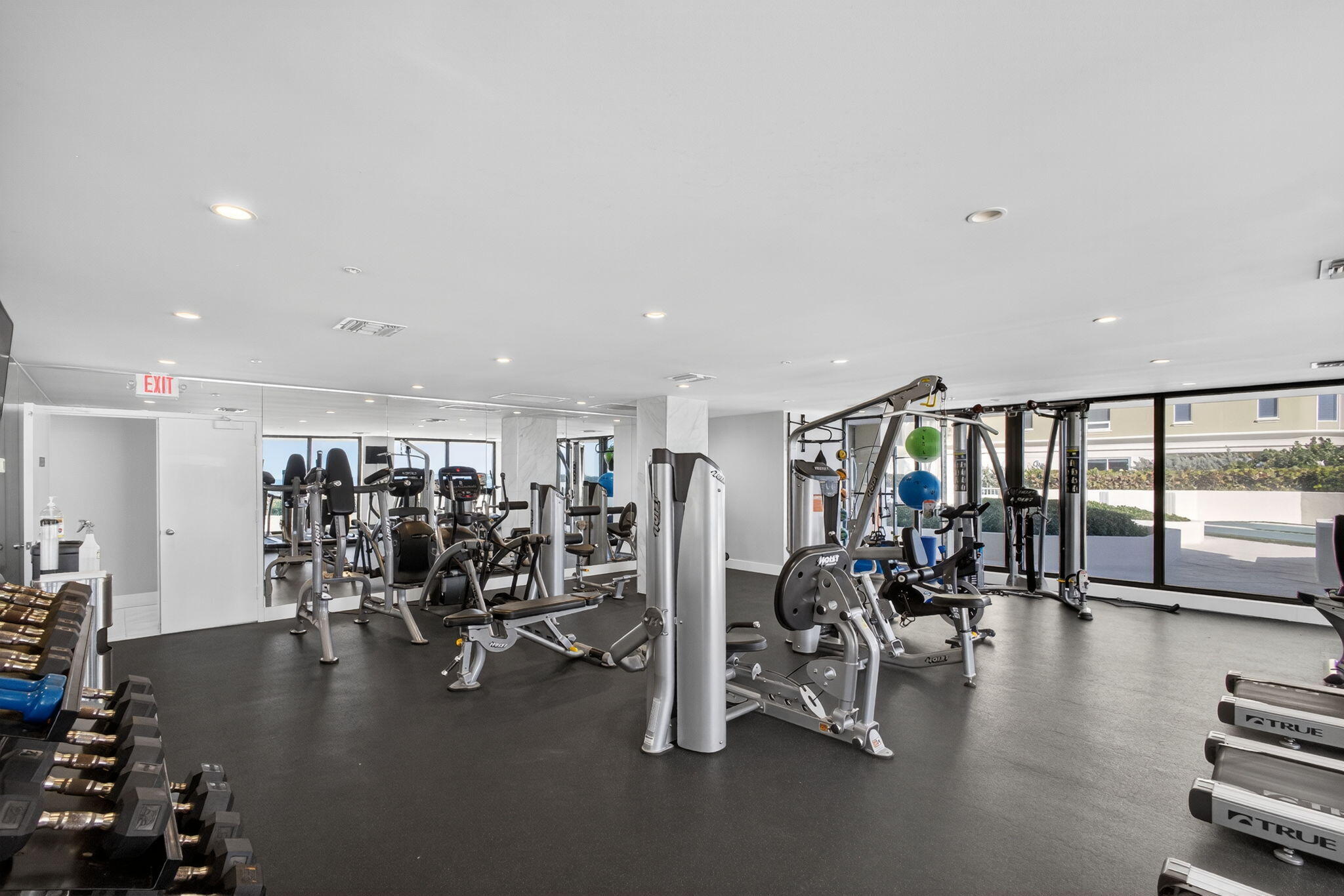 5280 North Ocean Drive, Unit 14D Riviera Beach, FL 33404 - Photo 38 of 55 a view of a room with gym equipment