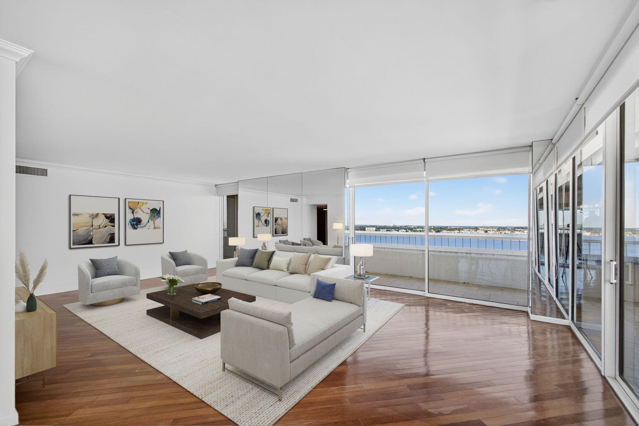 5280 North Ocean Drive, Unit 14D Riviera Beach, FL 33404 - Photo 7 of 55 a living room with furniture