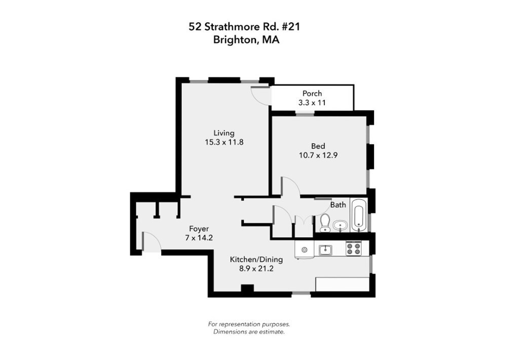 52 Strathmore Road, Unit 21 Boston, MA 02135 - Photo 22 of 22 Gallery Image 22