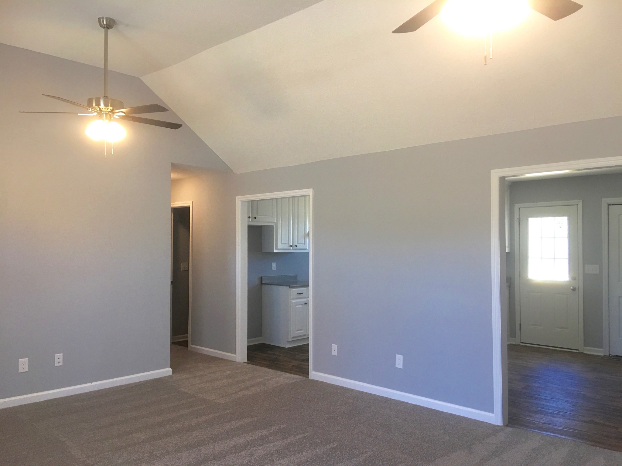 160 Limestone Road Elora, TN 37328 - Photo 7 of 18 a view of a room with a stylish ceiling fan and entryway