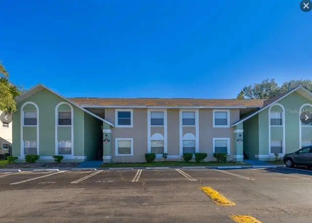 aerial view of a house