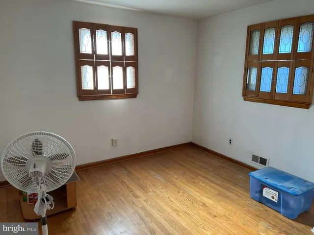 a view of wooden floor in a room