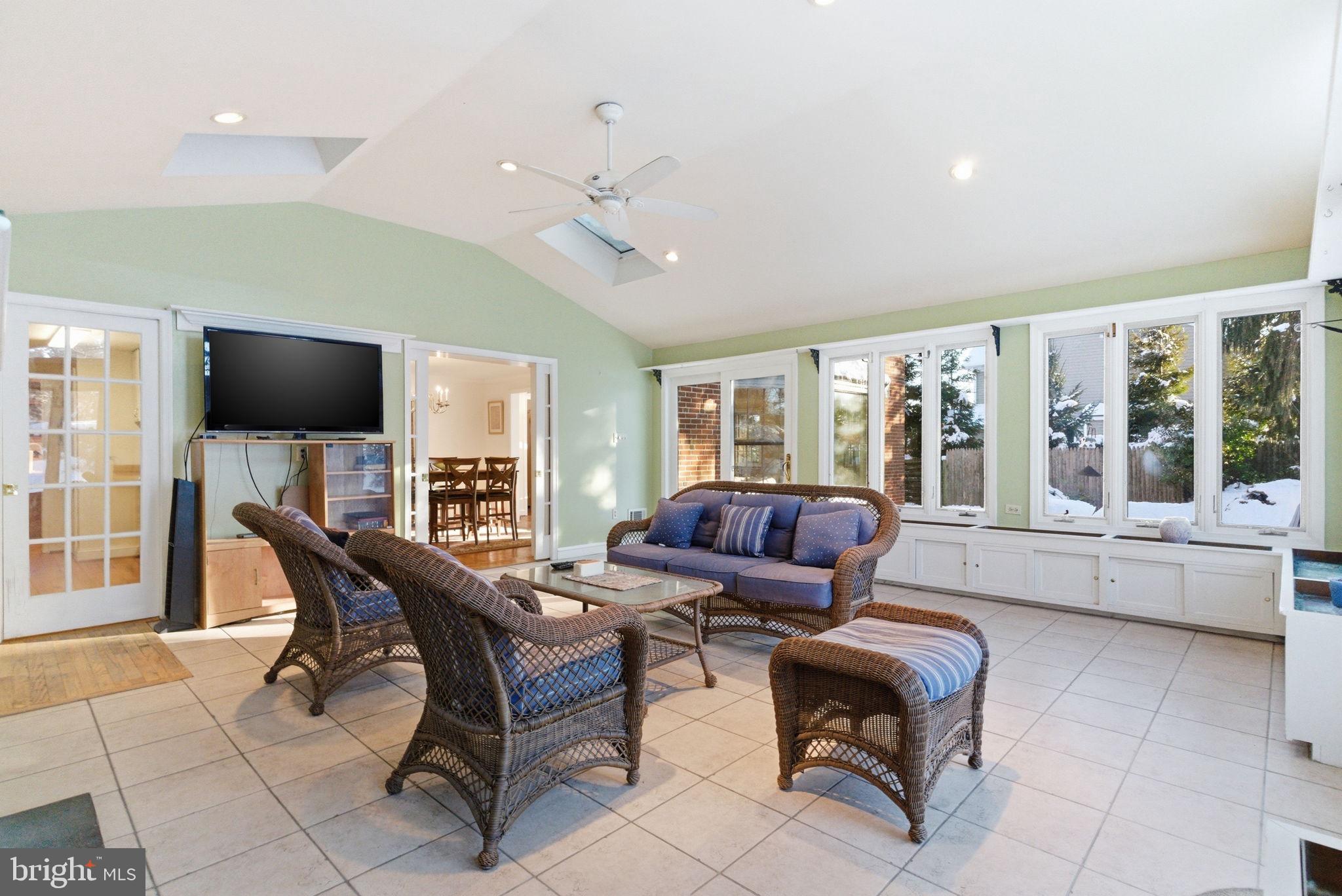 416 Rices Mill Road Wyncote, PA 19095 - Photo 18 of 60 a living room with furniture and a flat screen tv