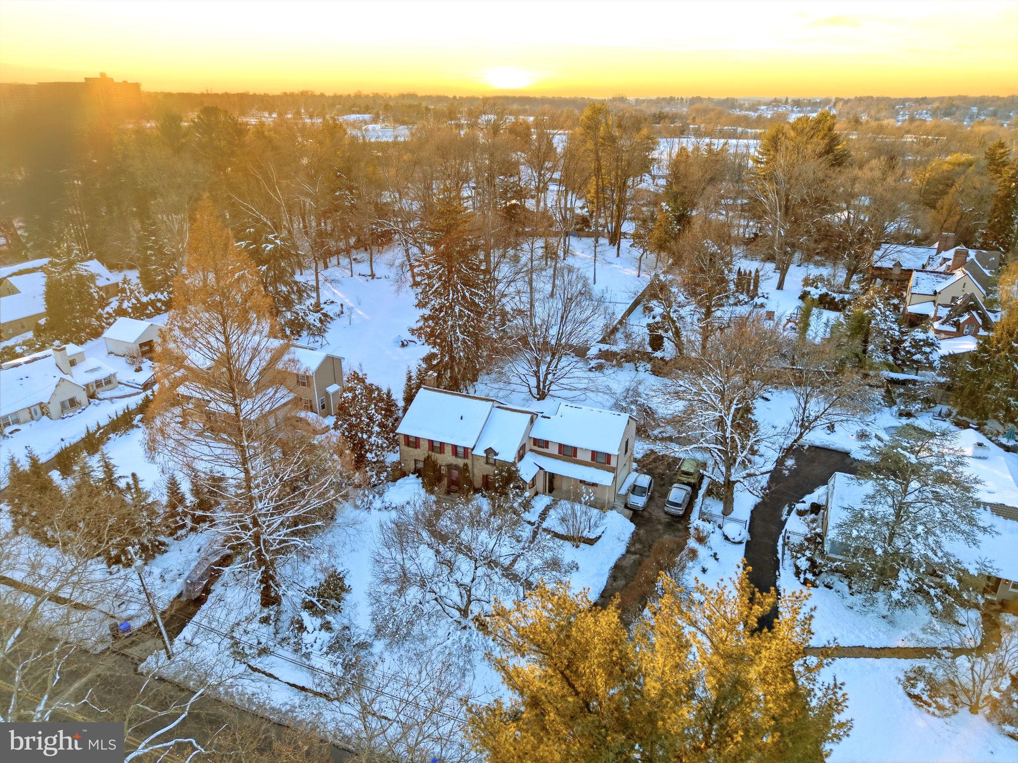 416 Rices Mill Road Wyncote, PA 19095 - Photo 51 of 60 an aerial view of multiple house