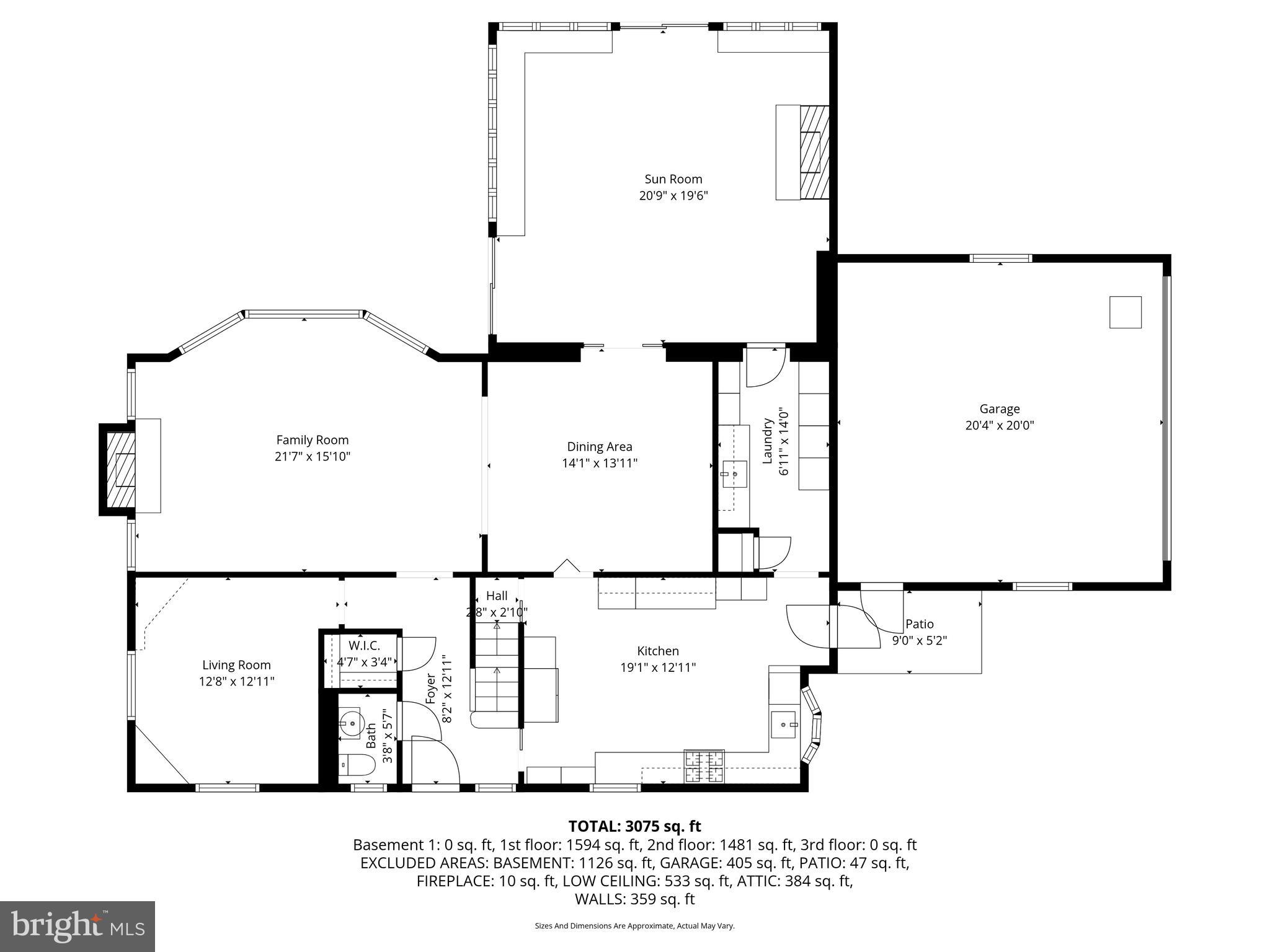 416 Rices Mill Road Wyncote, PA 19095 - Photo 59 of 60 1st Floor Plans
