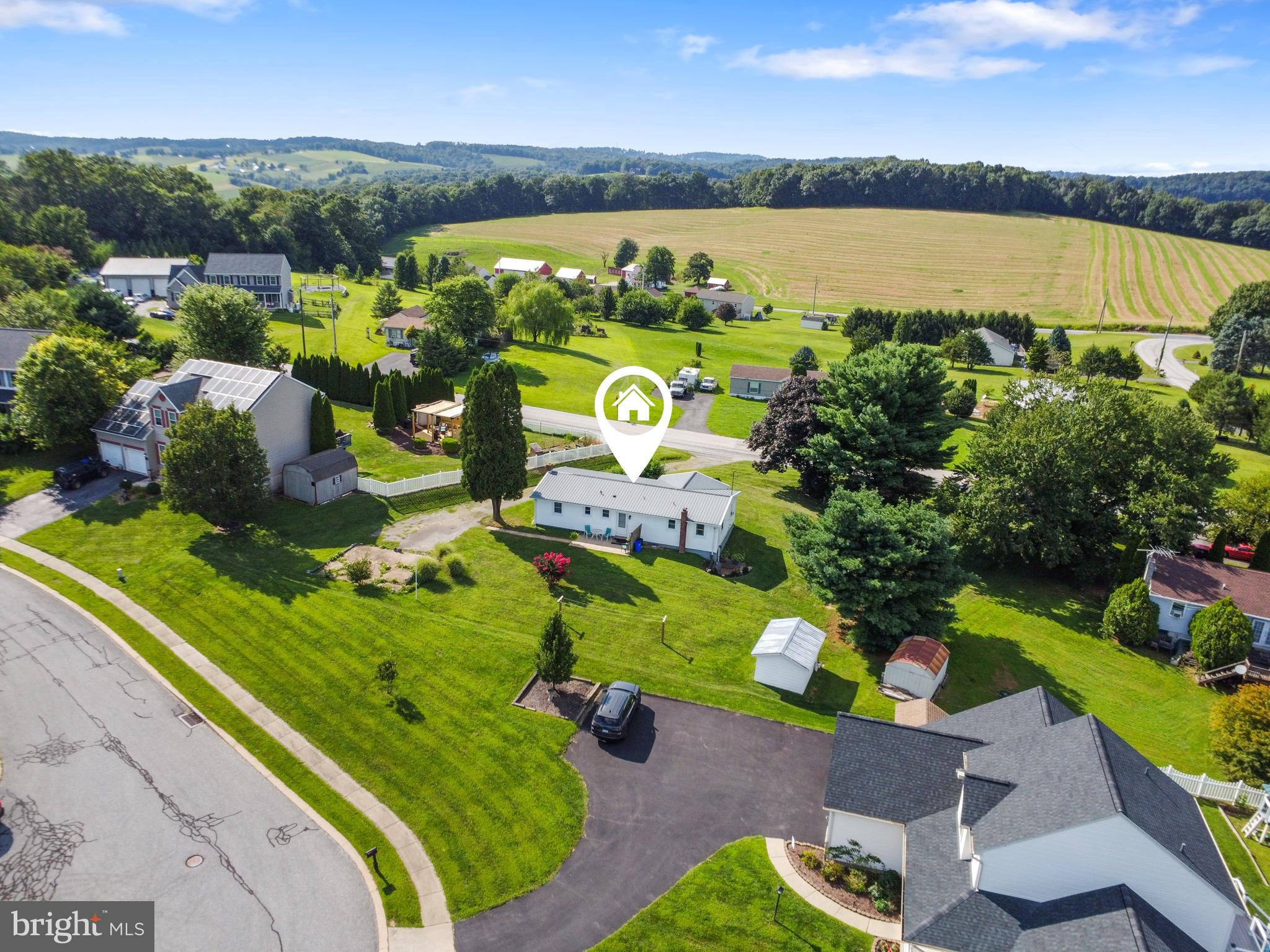 397 Sechrist Flat Road Felton, PA 17322 - Photo 42 of 44 an aerial view of a house having outdoor space