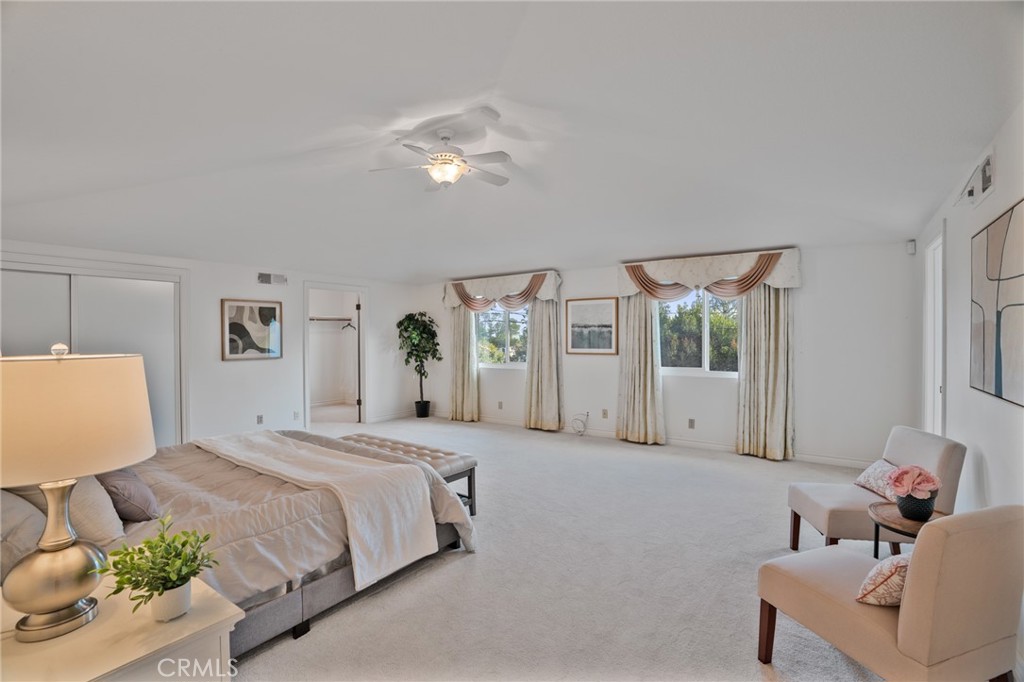 1136 Columbia Road Arcadia, CA 91007 - Photo 42 of 50 a spacious bedroom with a bed and glass window