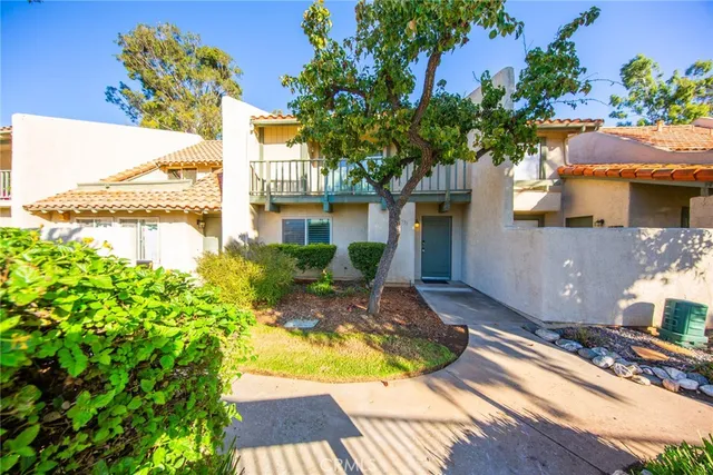 a view of a house with a patio
