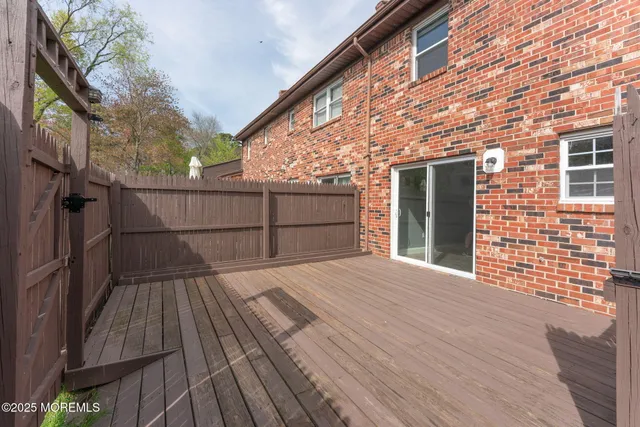 a view of outdoor space and deck