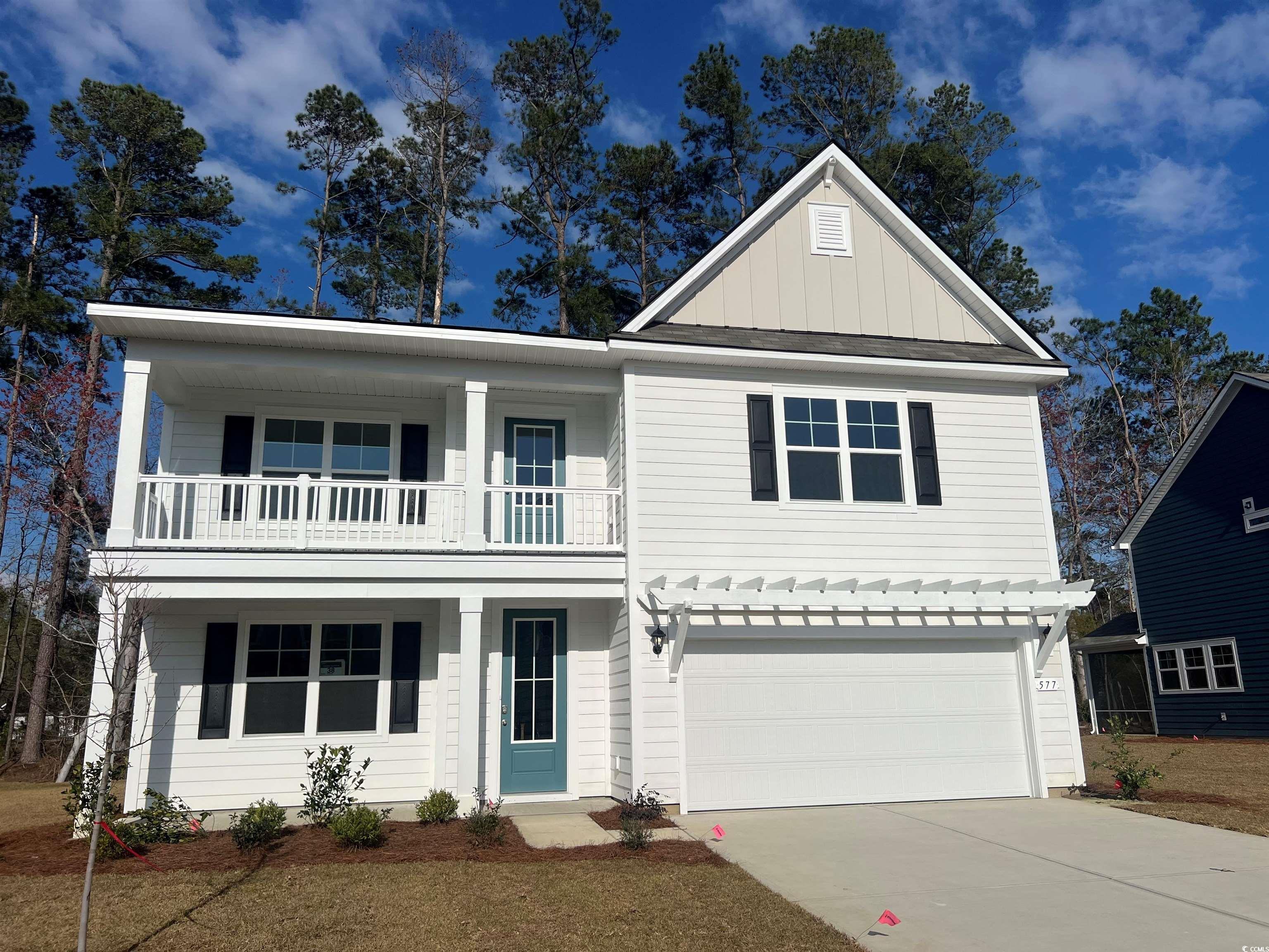 577 Haven View Way Murrells Inlet, SC 29576 - Photo 1 of 21 View of front of property featuring a garage, a ba