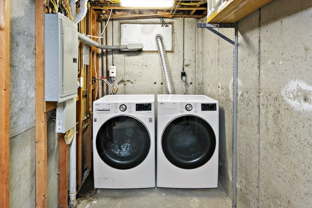 58 Garden Street, Unit F Cambridge, MA 02138 - Photo 25 of 25 a utility room with dryer and washer