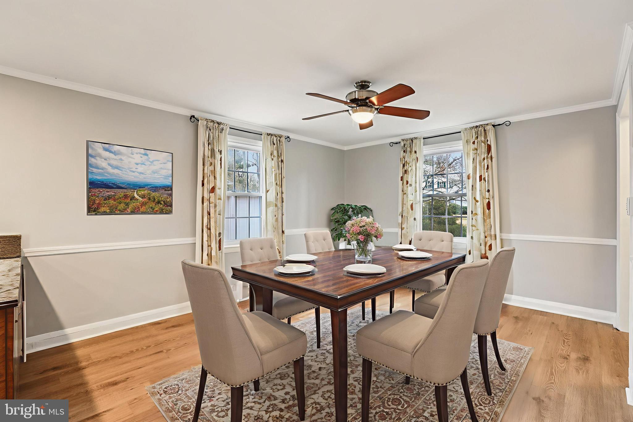 737 Howard Road Baltimore, MD 21208 - Photo 11 of 48 Virtually staged dining area off kitchen