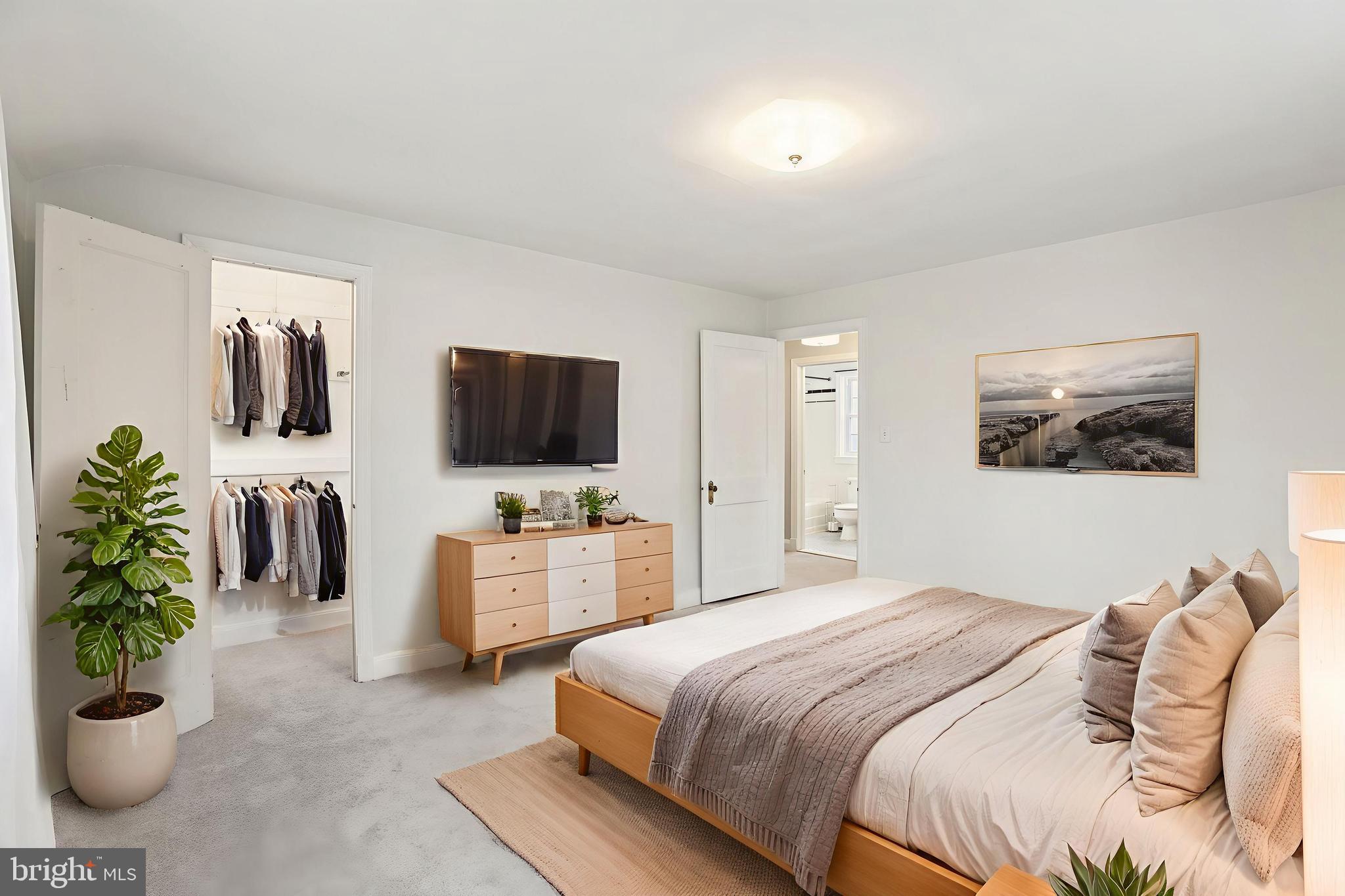 737 Howard Road Baltimore, MD 21208 - Photo 24 of 48 Bedroom 3 virtually staged