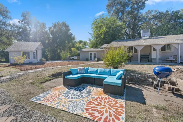 a view of outdoor space and yard