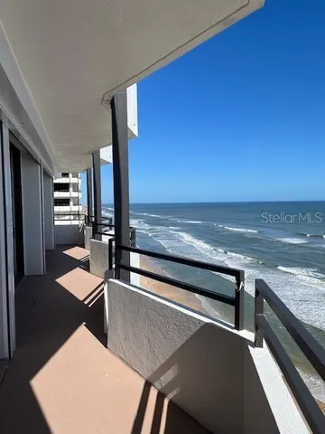 a view of outdoor space with seating area