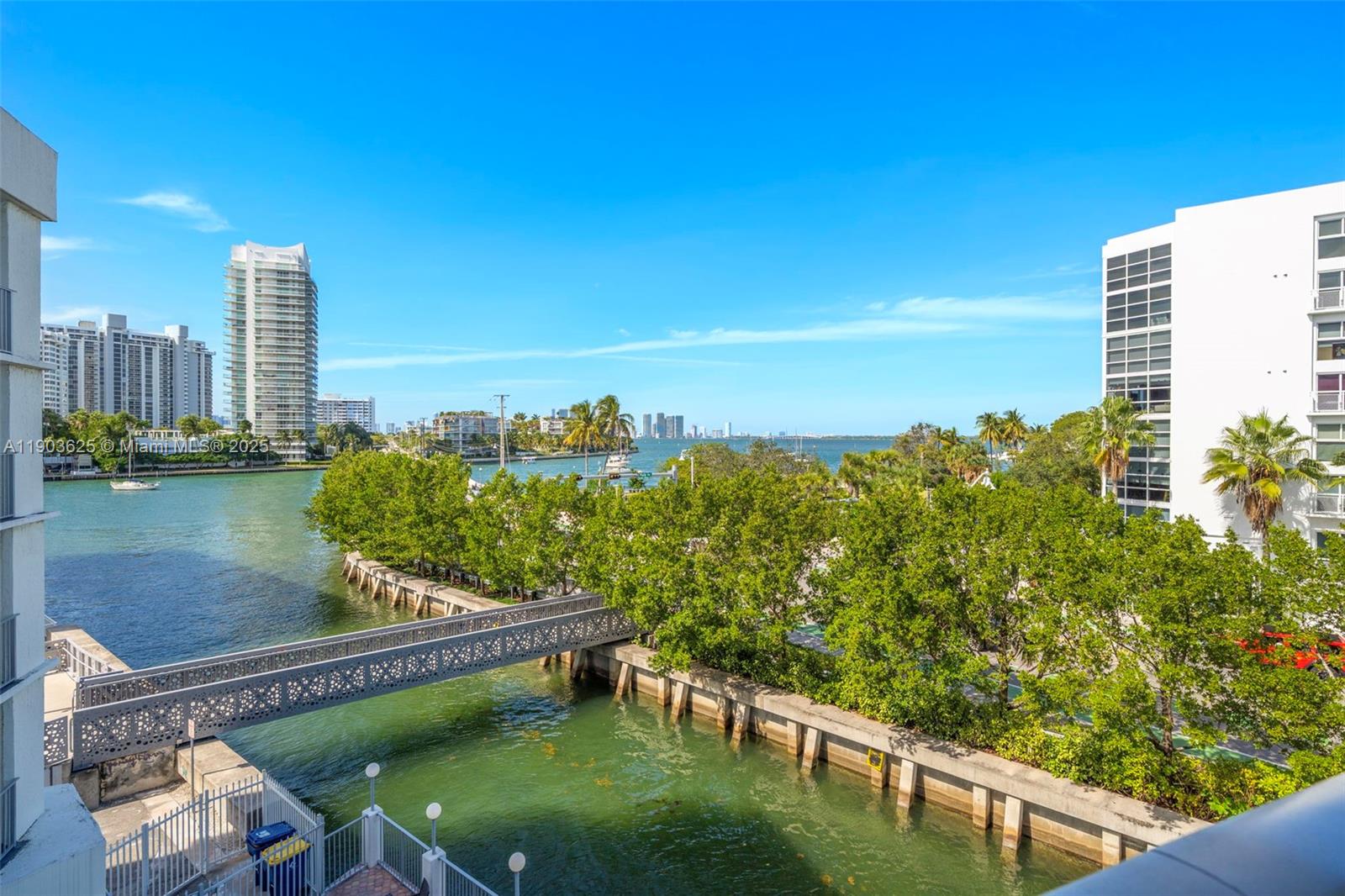 1674 Bay Road, Unit 401 Miami Beach, FL 33139 - Photo 20 of 33 a view of a city from a balcony with outdoor space