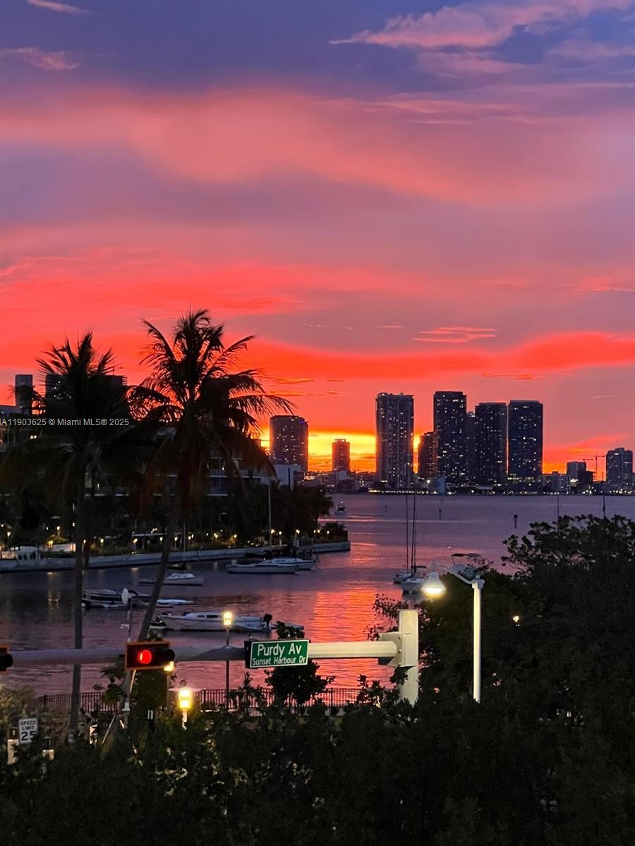 1674 Bay Road, Unit 401 Miami Beach, FL 33139 - Photo 33 of 33 a city view with ocean