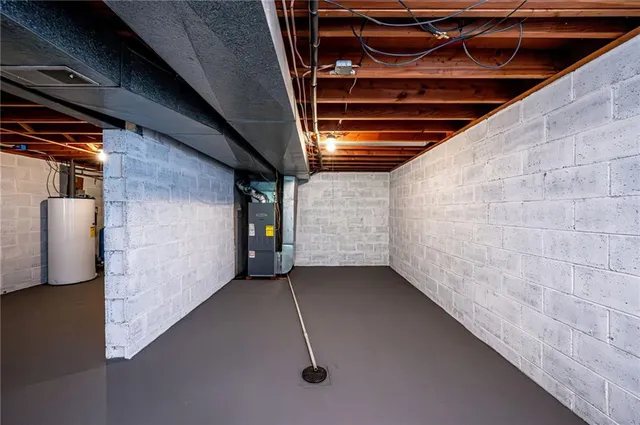 a view of storage and utility room