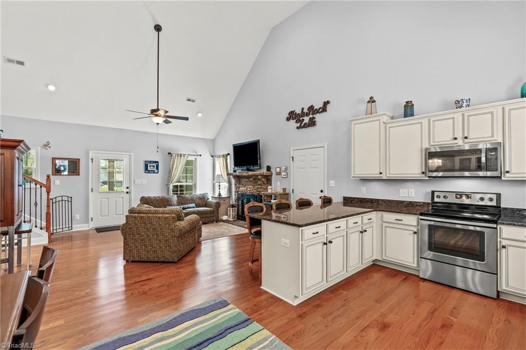 Living Room and Kitchen Area