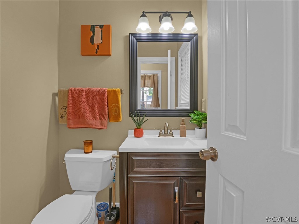 10912 Rufford Road Chester, VA 23831 - Photo 17 of 48 a bathroom with a sink and a toilet