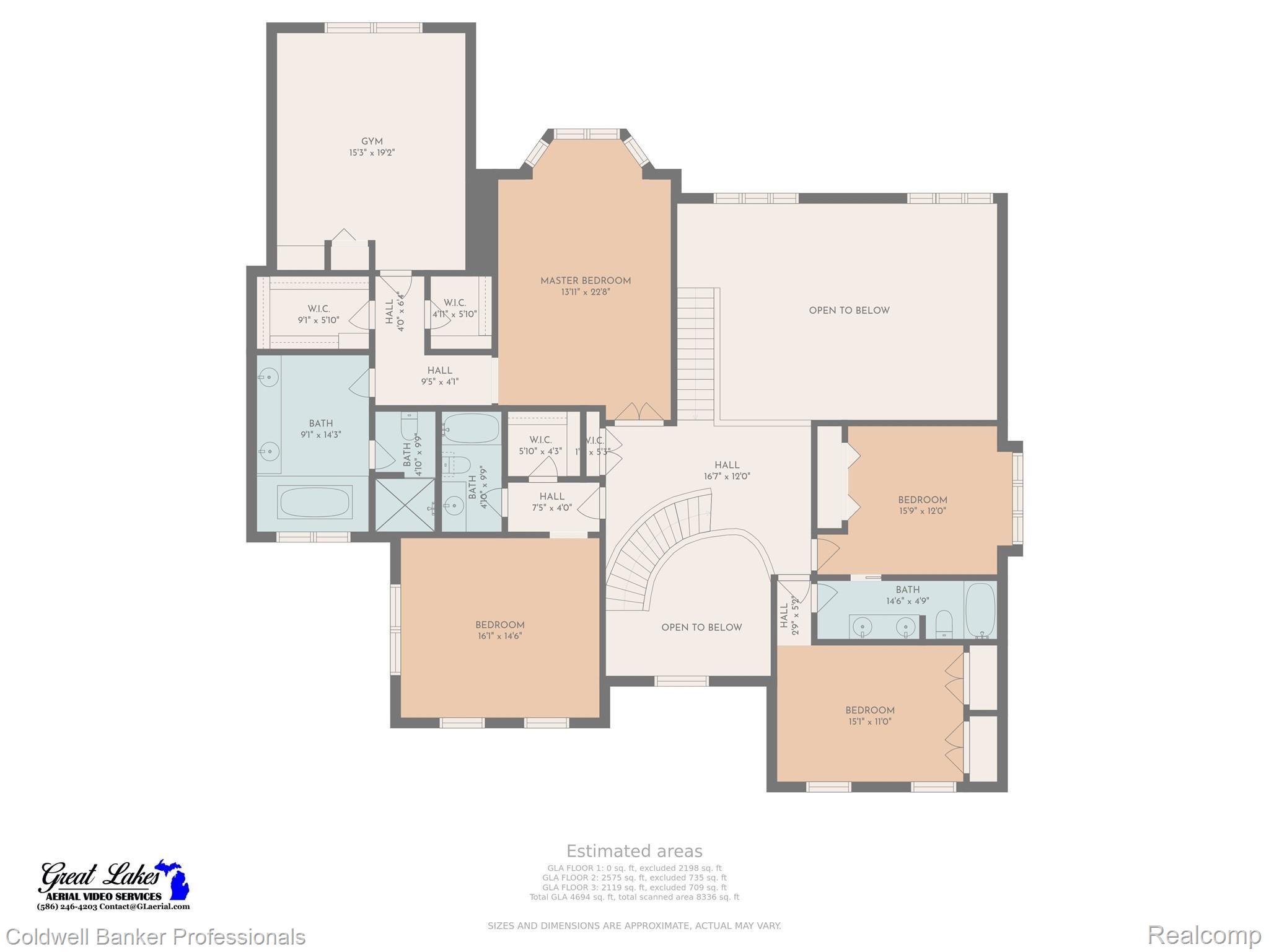 2555 Golf Crest Drive Rochester, MI 48309 - Photo 89 of 91 5-2555Golf Crest Dr-single-floor-dim_2.jpg
