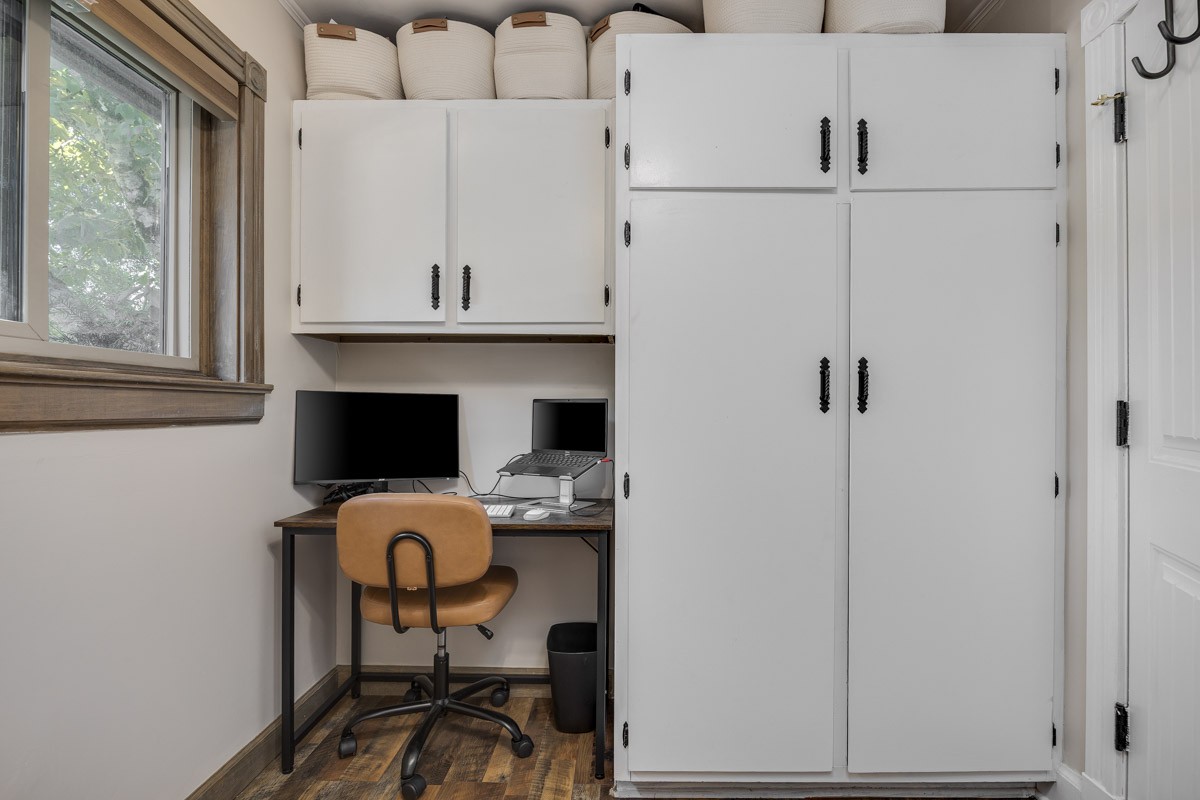6923 Cross Keys Road College Grove, TN 37046 - Photo 22 of 67 a view of a workspace with furniture and a window
