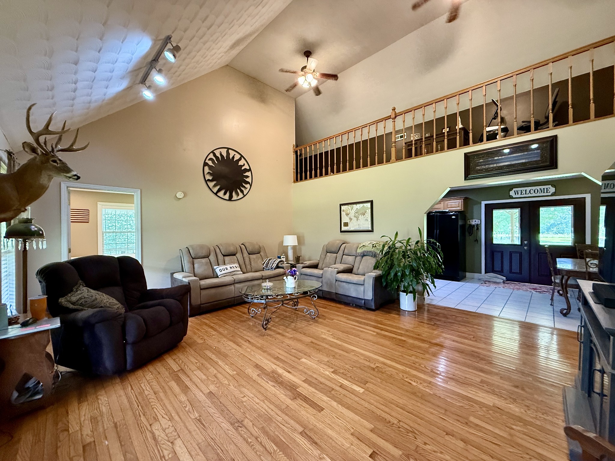 1086 Brown Mill Road McEwen, TN 37101 - Photo 27 of 44 a living room with furniture and wooden floor