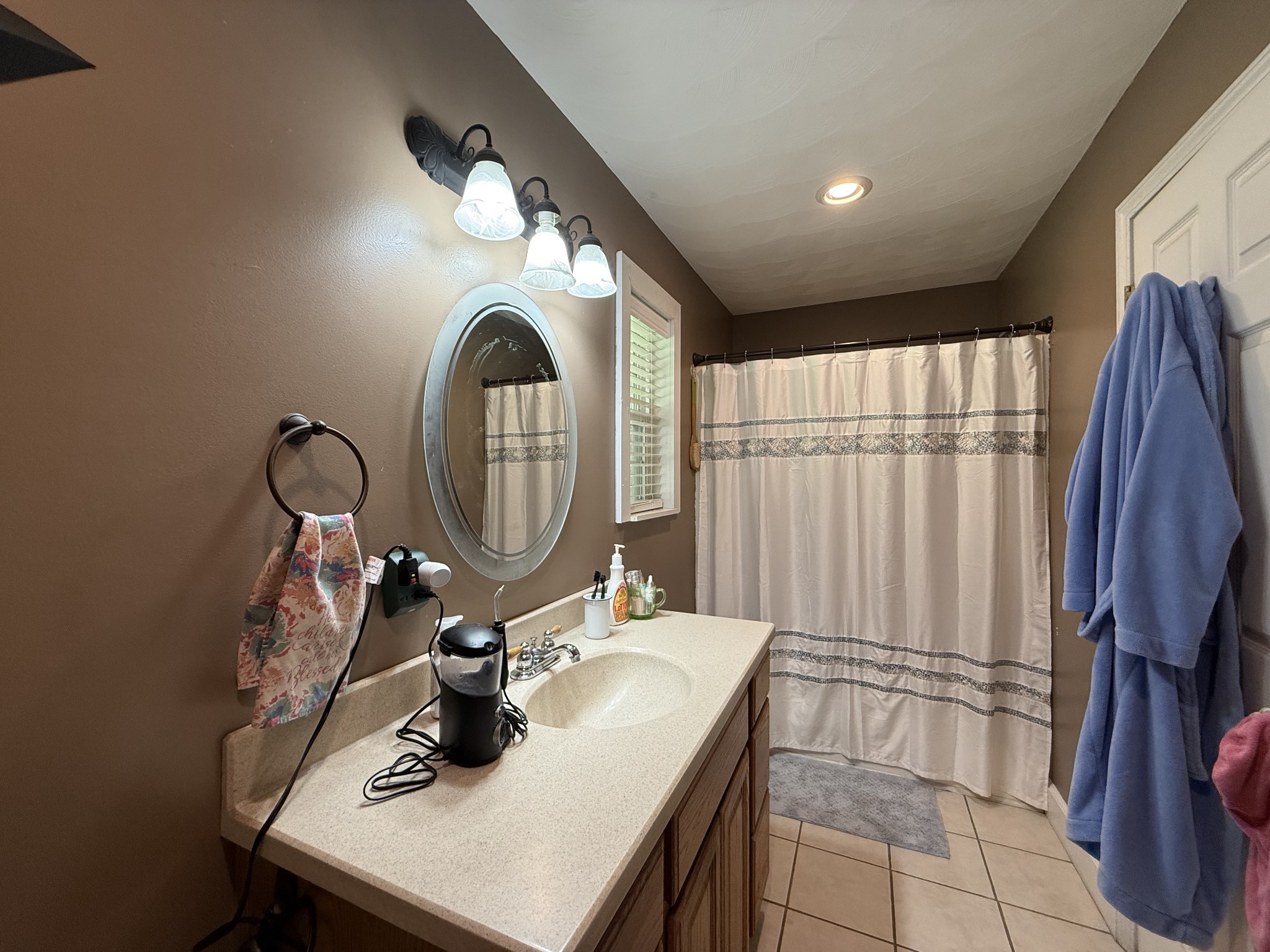 1086 Brown Mill Road McEwen, TN 37101 - Photo 32 of 44 a bathroom with a sink a toilet and a mirror