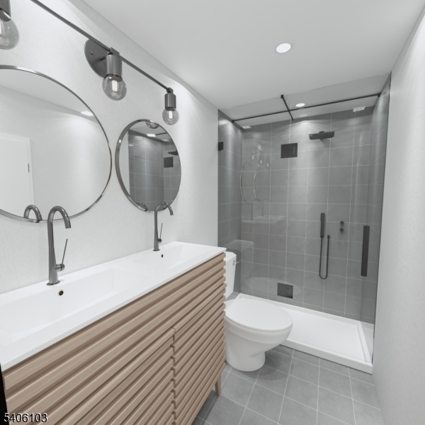 29 Frederick Street, Unit 2 Belleville, NJ 07109 - Photo 4 of 6 a bathroom with a sink a toilet and shower