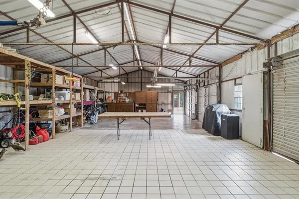 a view of a bike garage