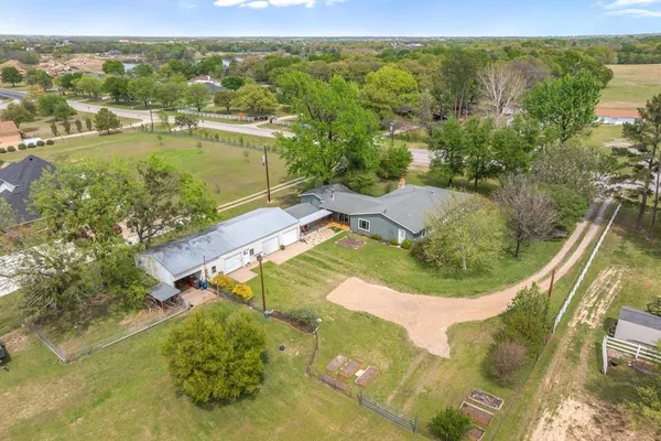 front view of a house with a big yard