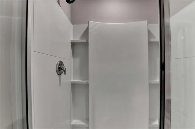 a close view of door