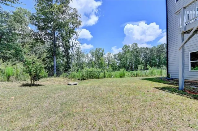 a view of an outdoor space with yard