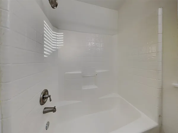 a bathroom with a window