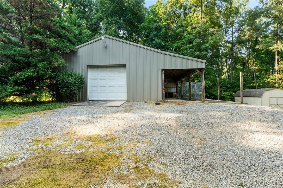 653 Purkins Road Tappahannock, VA 22560 - Photo 7 of 34 View of garage