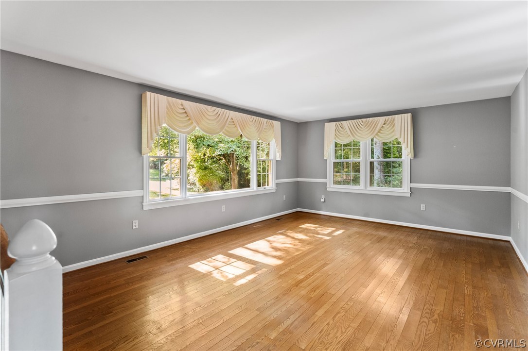 653 Purkins Road Tappahannock, VA 22560 - Photo 10 of 34 Spare room with hardwood / wood-style flooring