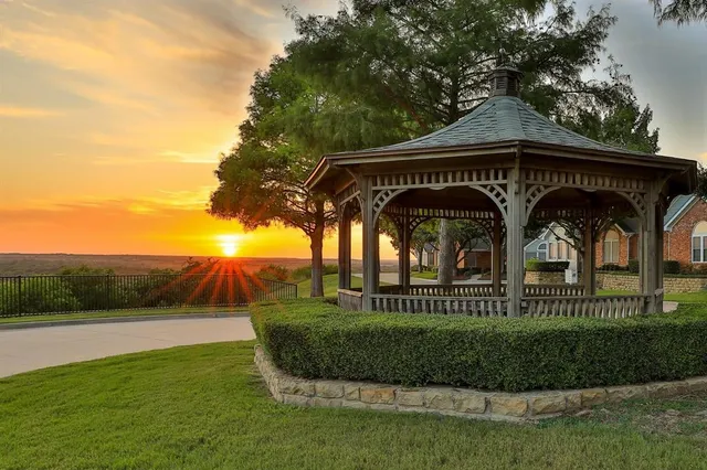 a view of house and garden