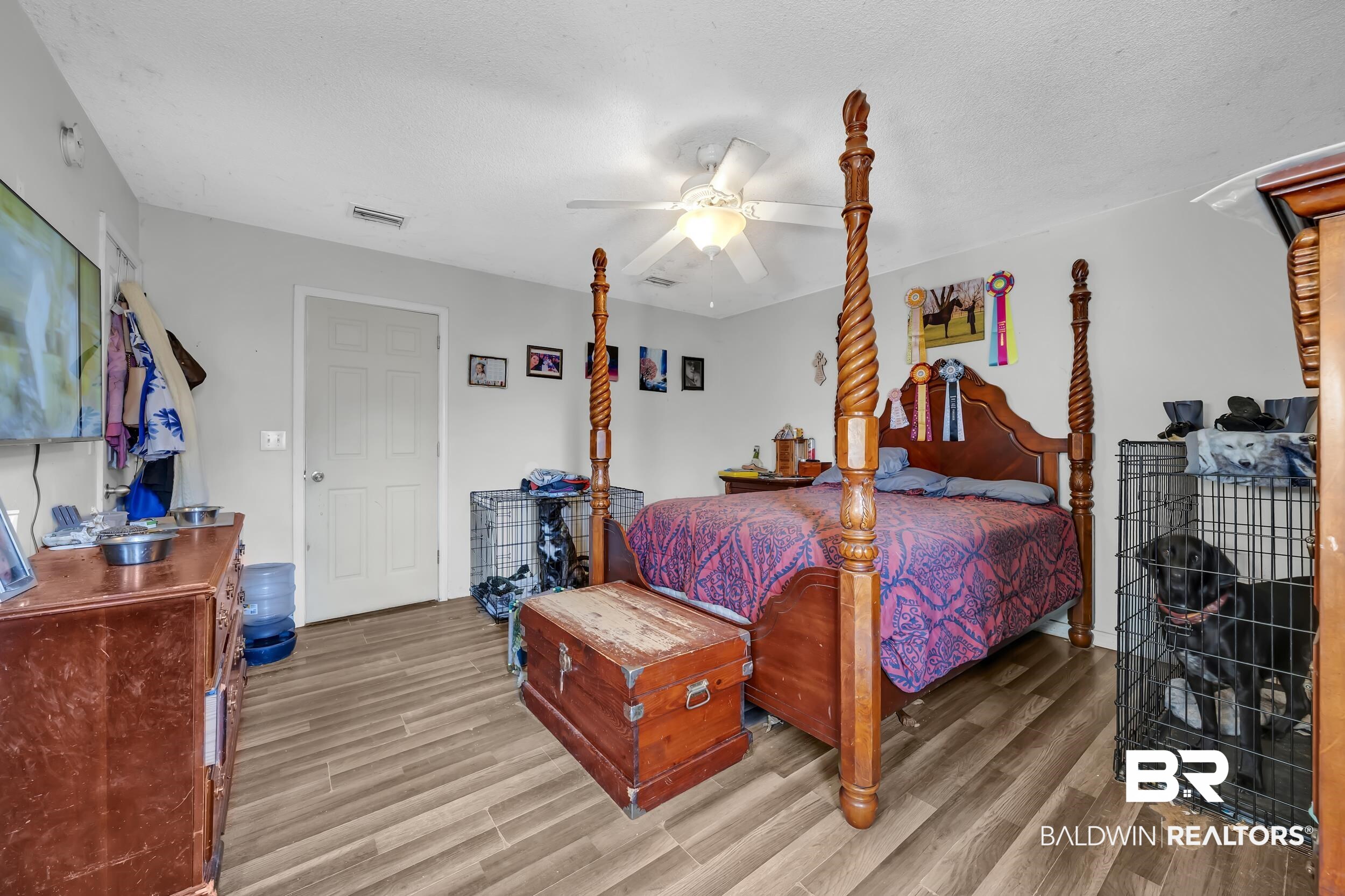 16603 Vanilla Drive Foley, AL 36535 - Photo 17 of 19 Bedroom with wood finished floors and ceiling fan