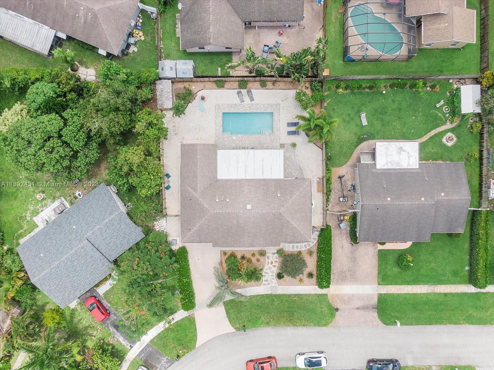 19404 Colorado Circle Boca Raton, FL 33434 - Photo 51 of 62 an aerial view of a house with garden space and street view