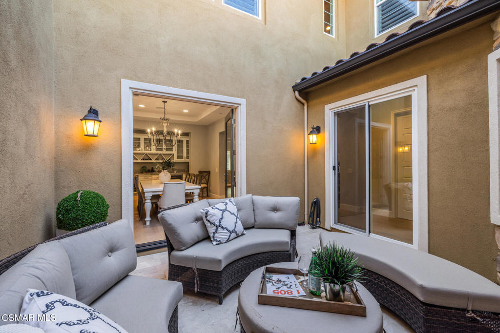 13148 Bent Grass Place Moorpark, CA 93021 - Photo 47 of 76 a outdoor living space with furniture and a potted plant