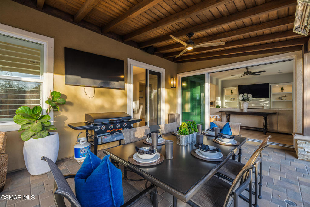 13148 Bent Grass Place Moorpark, CA 93021 - Photo 54 of 76 a view of a dining room with furniture window and outside view